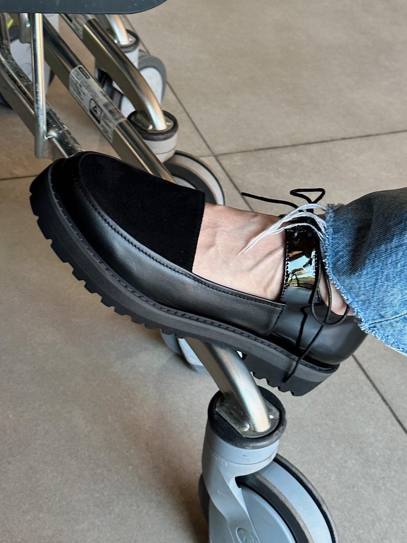 Black Mary Jane shoes women, Leather shoes women, Platform shoes, Custom made shoes, Mod shoes