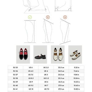 Black leather Mary Jane platform shoes women, Custom made lacing shoes closed toe sandals, handmade moccasins shoes image 7
