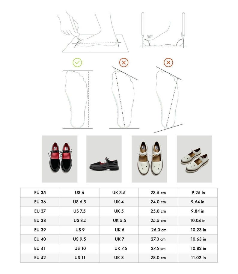 Black leather Mary Jane platform shoes women, Custom made lacing shoes closed toe sandals, handmade moccasins shoes image 7