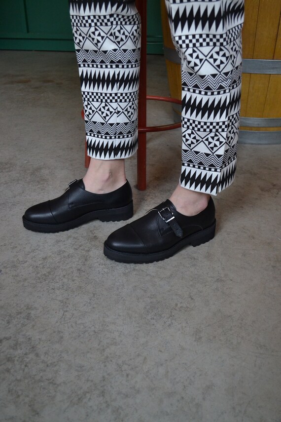female monk strap shoes