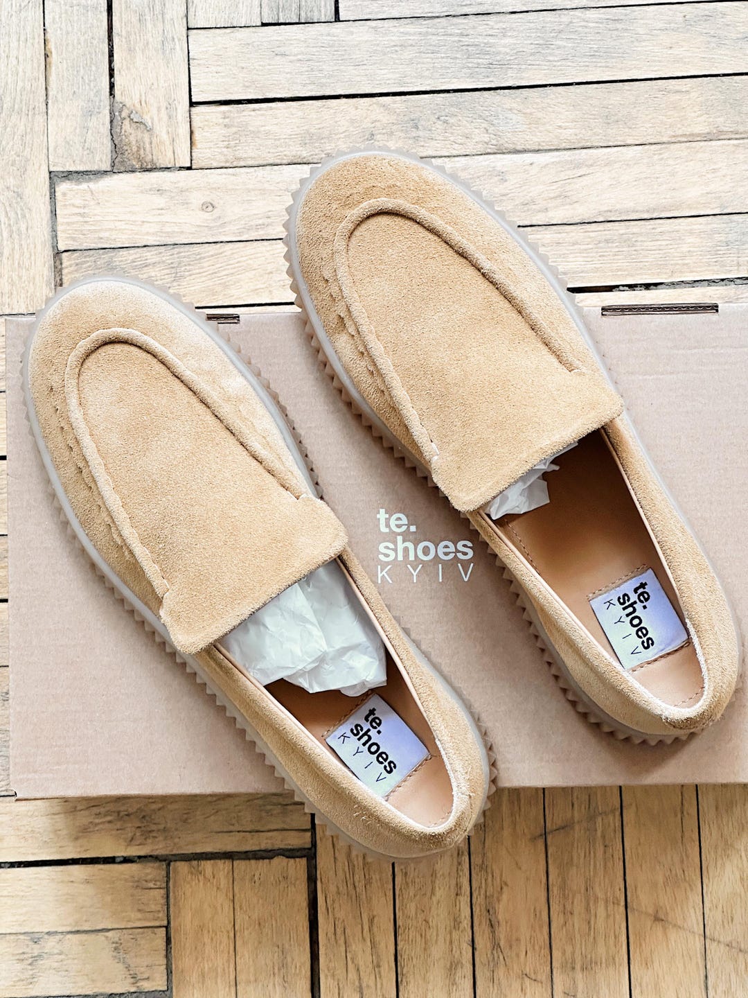 Damen Loafer Leopardenmuster Wildleder - Plateau Schuhe Business Elegant