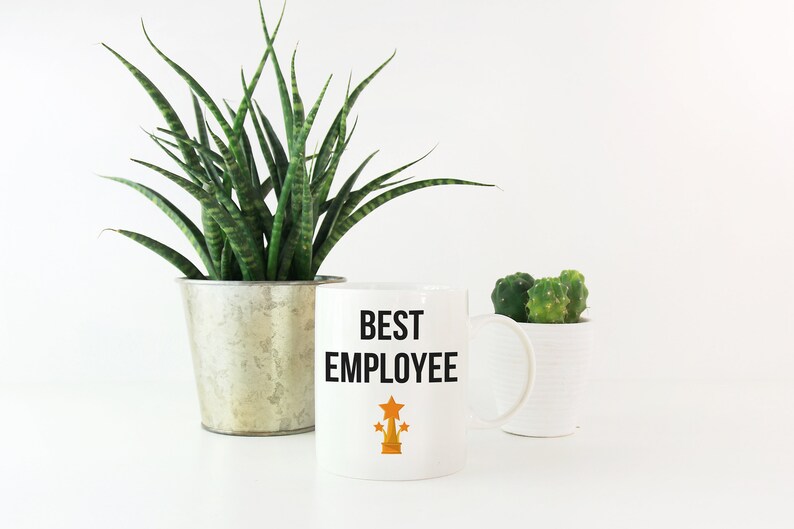 Best Employee Mug Cool Office Gifts Employee Gift Ideas Gift Etsy