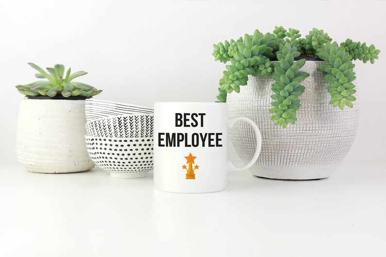 Best Employee Mug Cool Office Gifts Employee Gift Ideas Gift Etsy