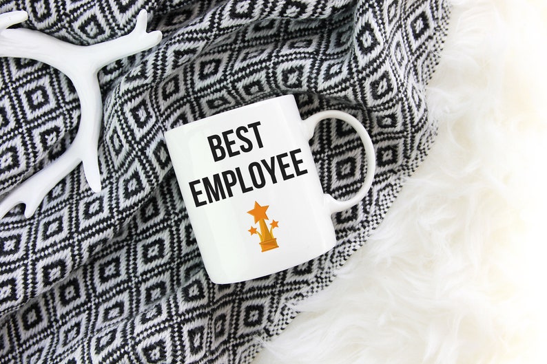 Best Employee Mug Cool Office Gifts Employee Gift Ideas Gift Etsy