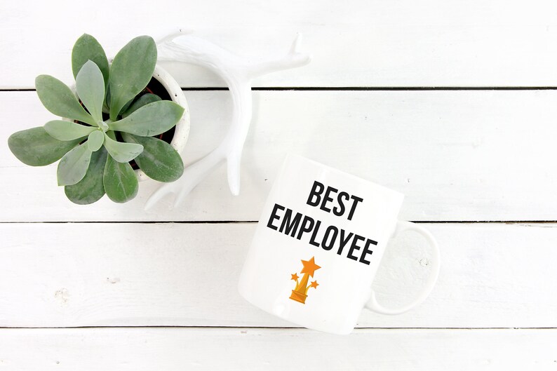 Best Employee Mug Cool Office Gifts Employee Gift Ideas Gift Etsy
