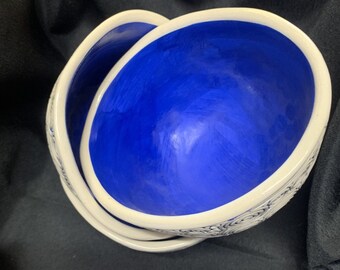 Freespirit Bowls Set of 3 Blue on Blue
