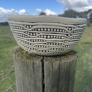 Balls and Lines Bowl Whitsunday Blue image 2