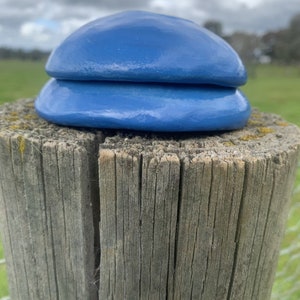 Set of 3 Dishes Trinket Dip Condiment Bowls Whitsunday Blue image 6