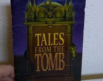 Vintage book, Tales From the Tomb, by Devra Newberger Speregen, scary stories, copyright 1996,  used book, teen fiction, camp fire stories