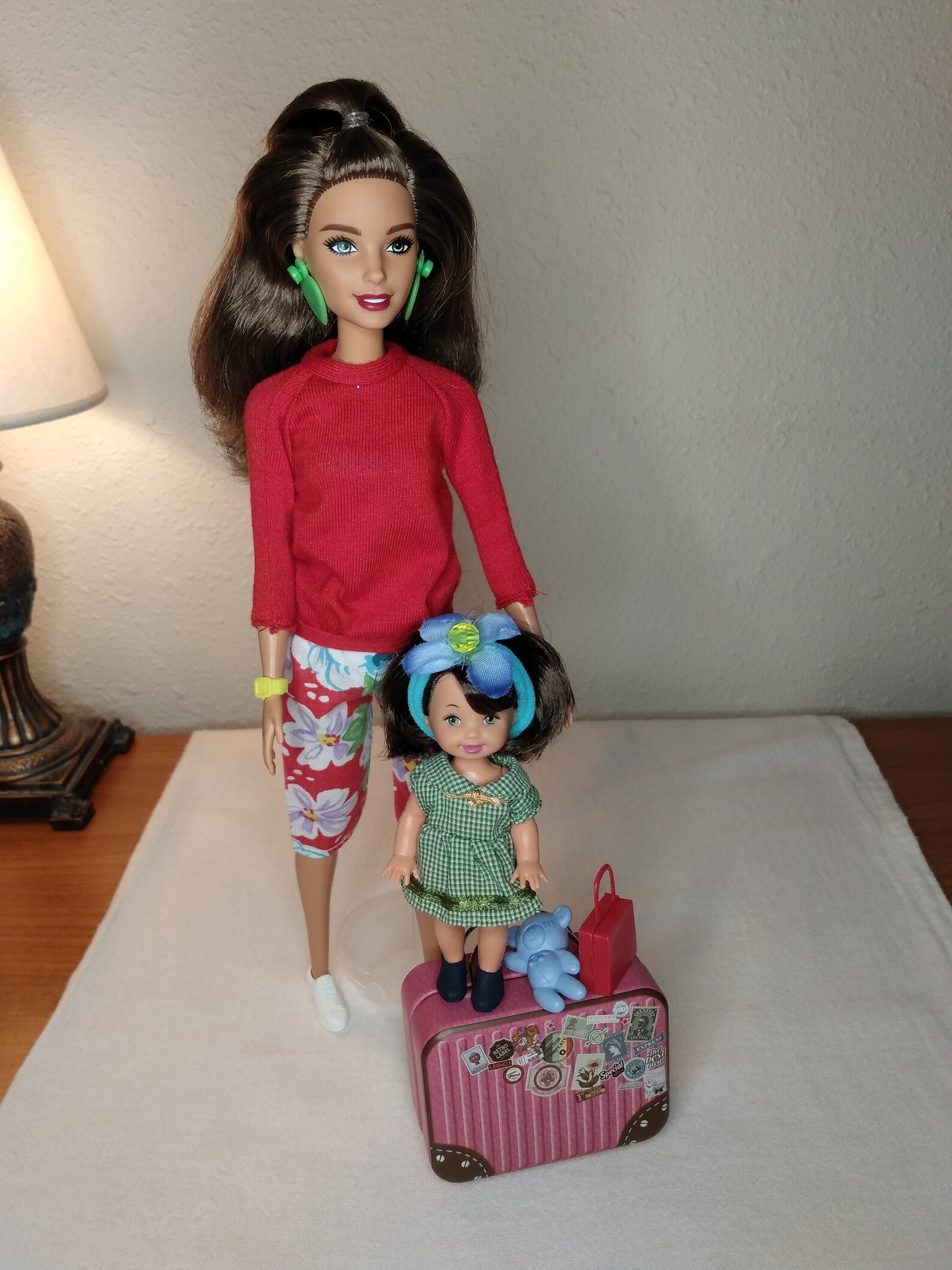 Mother and Daughter barbie Dolls Barbie dolls brown haired | Etsy