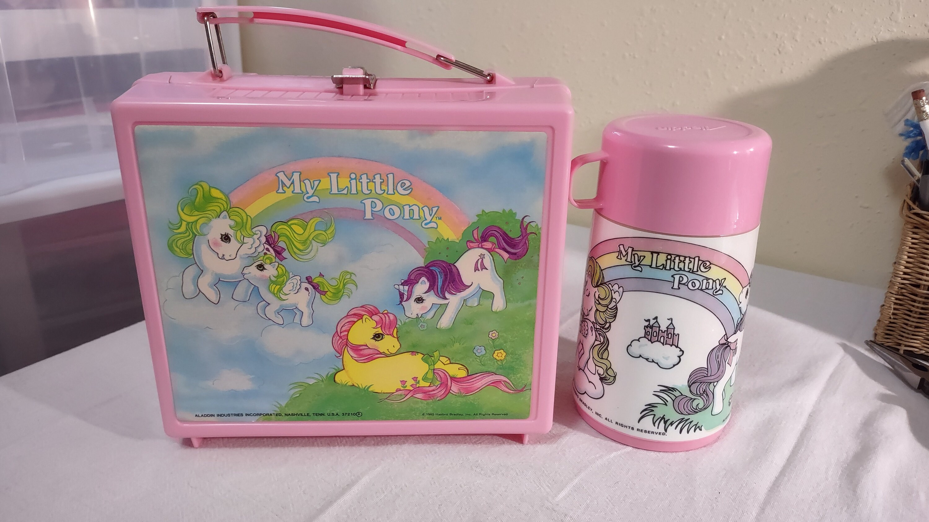 My Little Pony Kids Lunch Box Bag for Girls Unicorn Lunchbox Movie Cartoons  Soft 