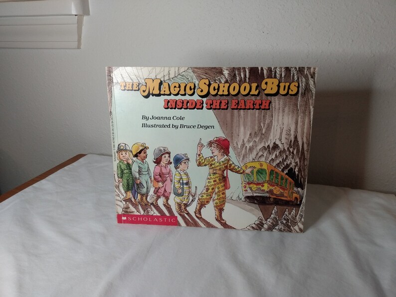 Vintage Book the Magic School Bus Inside the Earth by Etsy