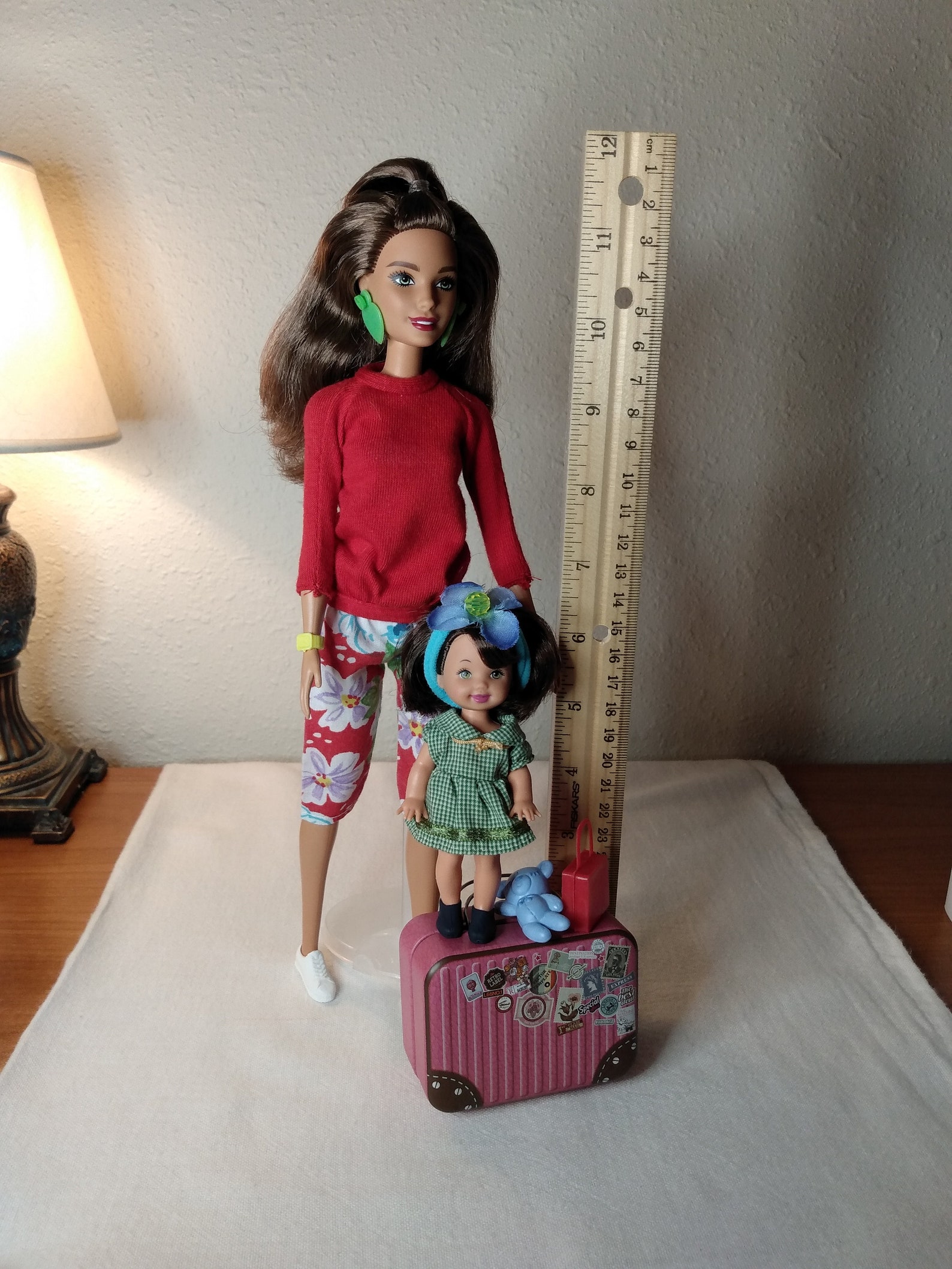 Mother and Daughter barbie Dolls Barbie dolls brown haired | Etsy