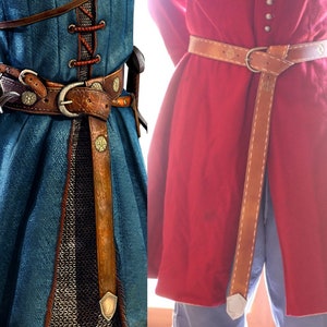 Vernon Roche leather belt ( Witcher 3 inspired )