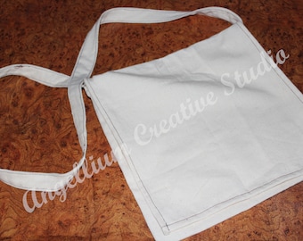 Sturdy medieval style thick cotton shoulder bag ( pilgrim bag )