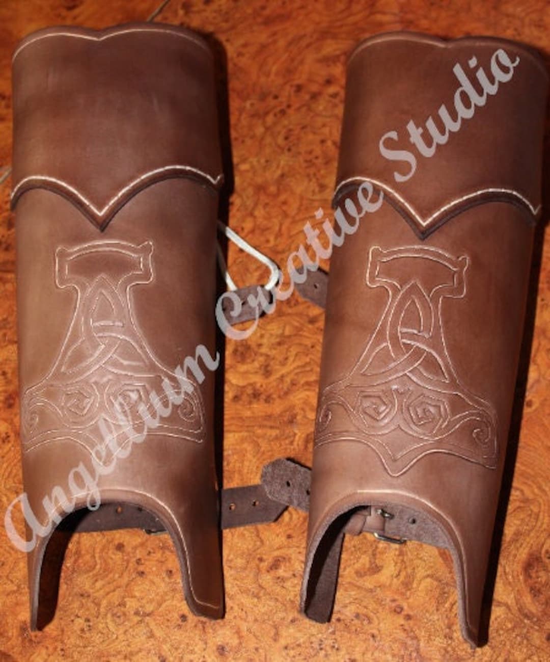 Leather Shin Guards, Leg Guards, Leg Armor - Etsy