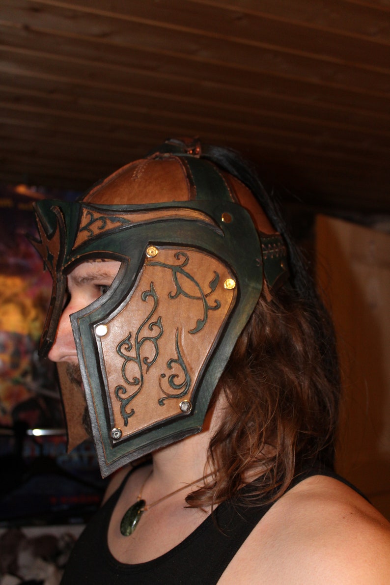 Ranger Captain Leather Helmet Etsy