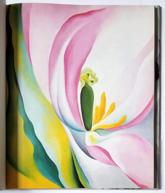 Georgia O'Keeffe: Libro de cien flores sin abrir en una - Etsy España Georgia O'Keeffe: Libro de cien flores sin abrir en una - Etsy España