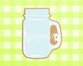 Mason Jar Mug Cookie Cutter