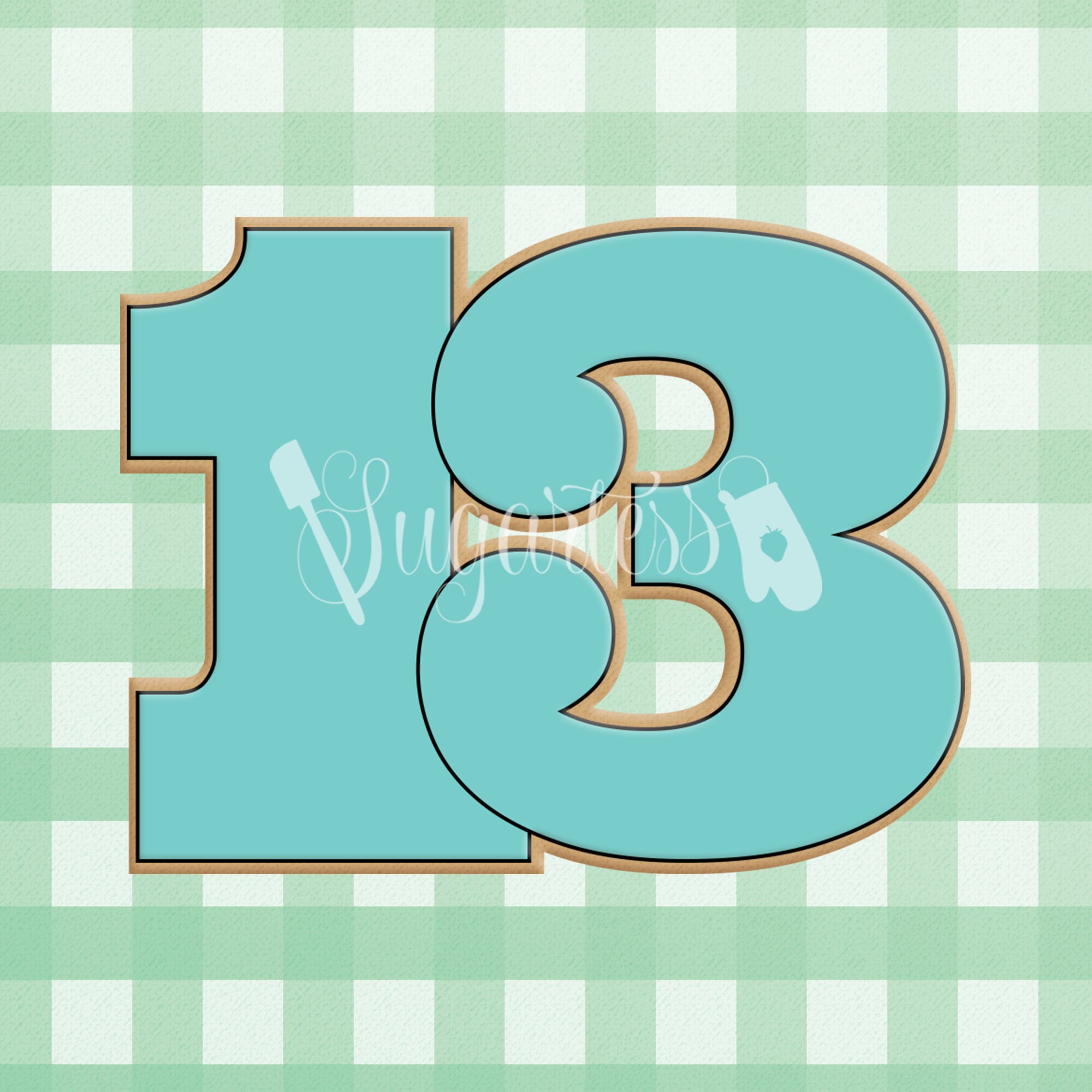 Number Thirteen Clipart