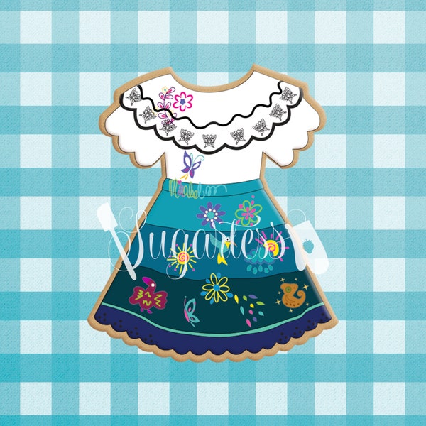 Encanto Maribel Madrigal's Dress Cookie Cutter