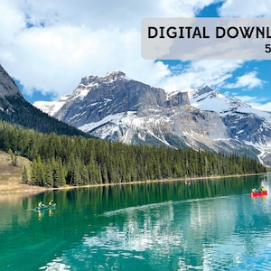 Emerald Lake | Mountain Photography | Travel Photography | Digital Download | Canada Photography | Yoho National Park | Wall Art