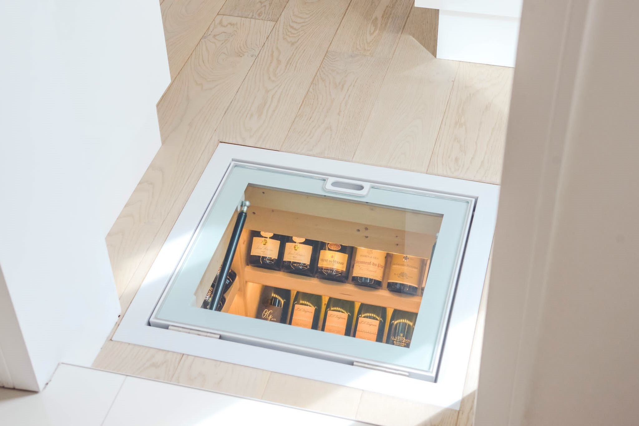 Hinged Glass Floor Wine Cellar Display Unit Wine Storage Trap Etsy