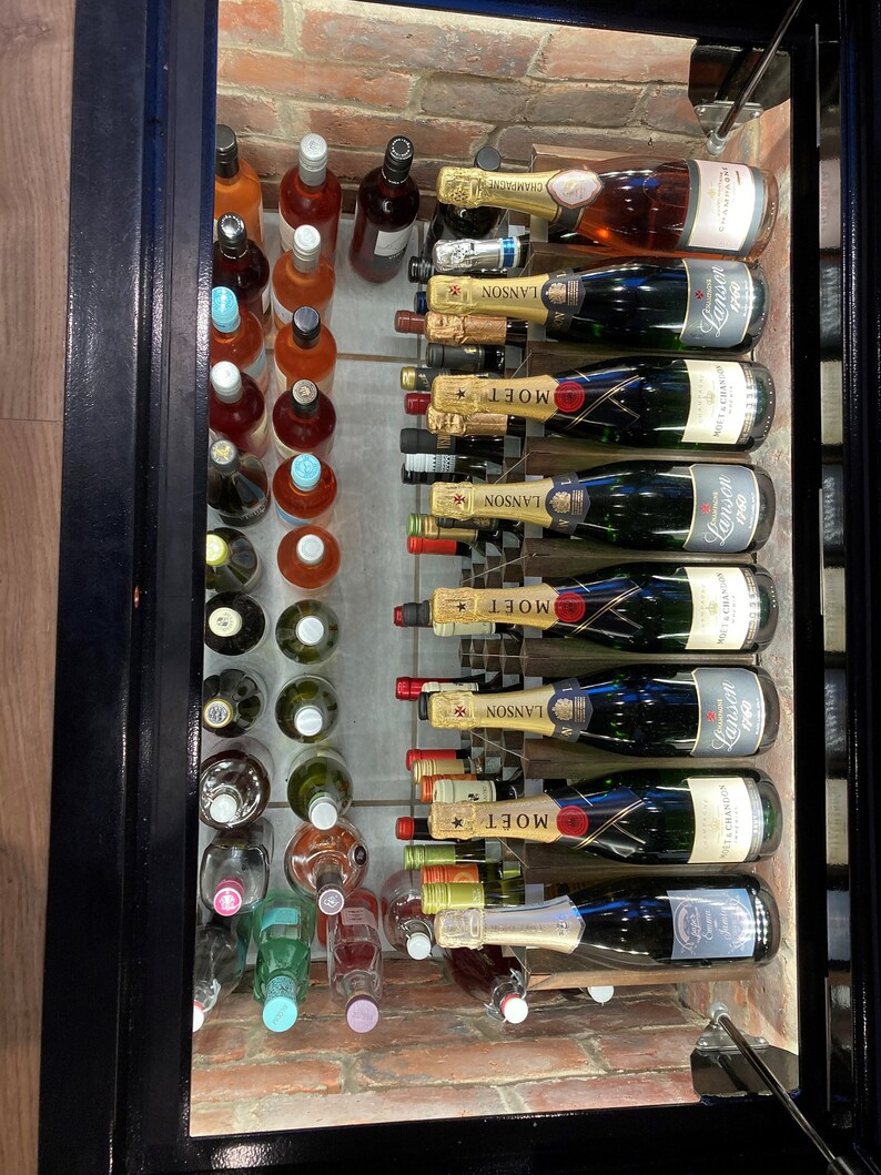 Hinged Glass Floor Wine Cellar Display Unit Wine Storage Trap Etsy