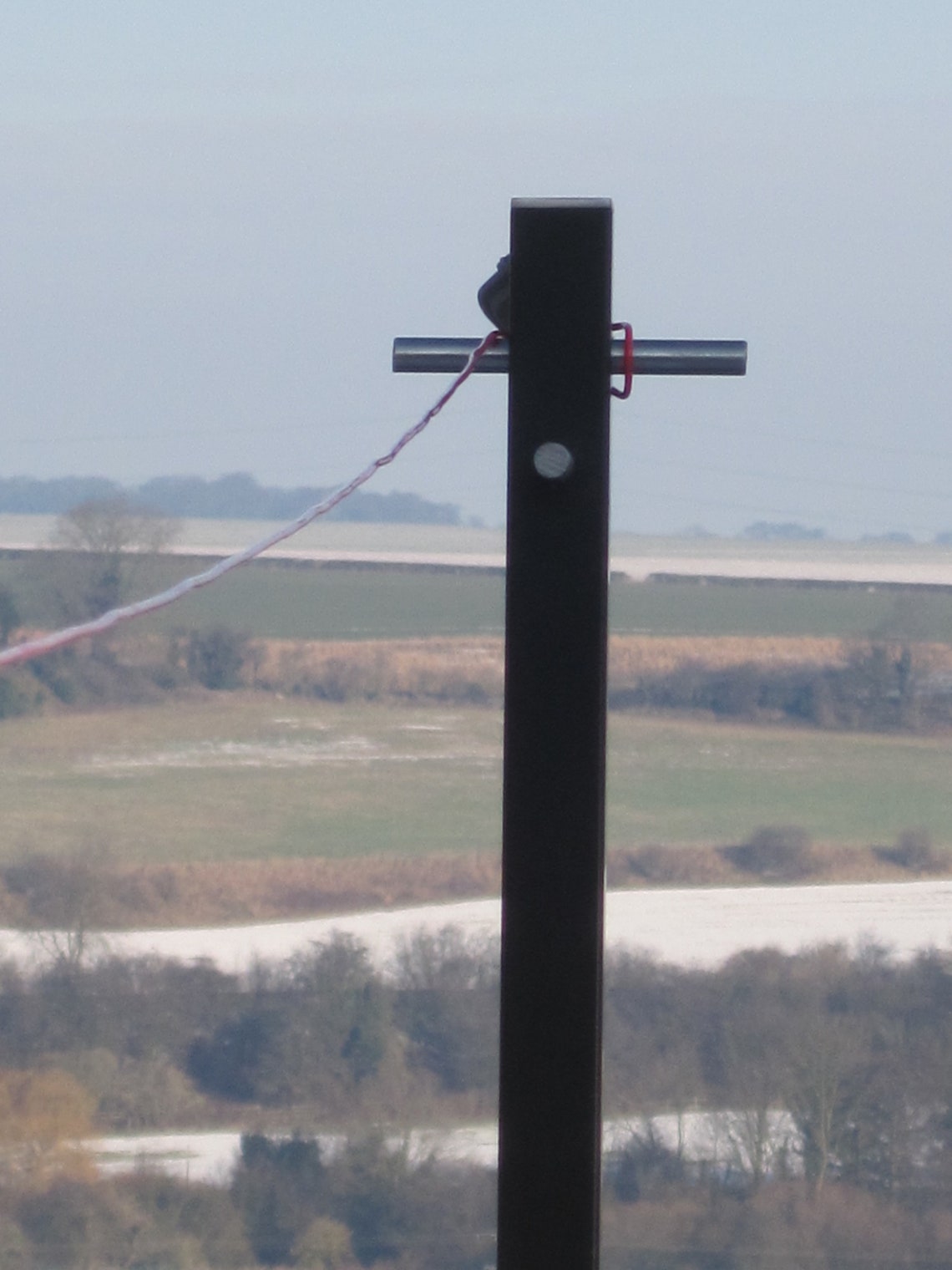 Heavy Duty Metal Modern Design Washing Line Post / Steel Clothes Line