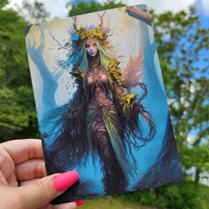 Kindle Clear Case Paper Insert | Holographic Kindle Insert | Bookish Gift | Booktok | Earth Fae