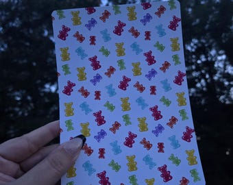 Kindle Clear Case Paper Insert | Holographic Kindle Insert | Bookish Gift | Booktok | Small Gummy Bears