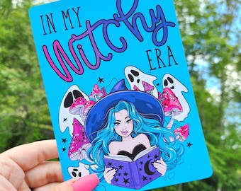 Kindle Clear Case Paper Insert | Holographic Kindle Insert | Bookish Gift | Booktok | In My Witchy Era