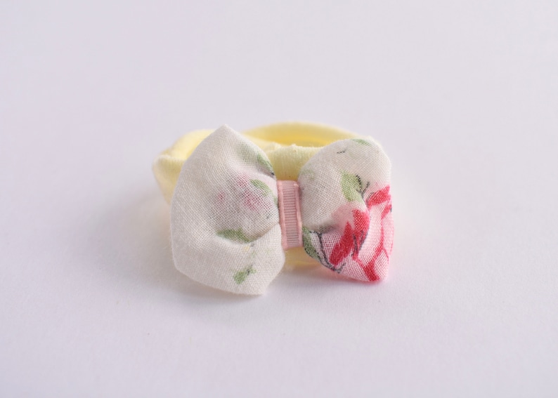 Vintage Handkerchief Bubble Bow with Nylon Headband