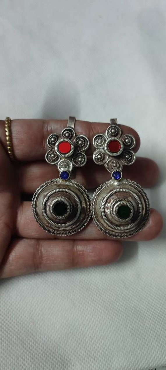 Vintage Earring Handmade High Grade Silver Earring