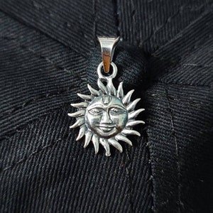 Handmade Pendant High Grade Silver Pendant Sun Pendant Rajasthan Tribal Pendant Banjara Pendant Hindu Deity Surya Narayan The Sun Pendant