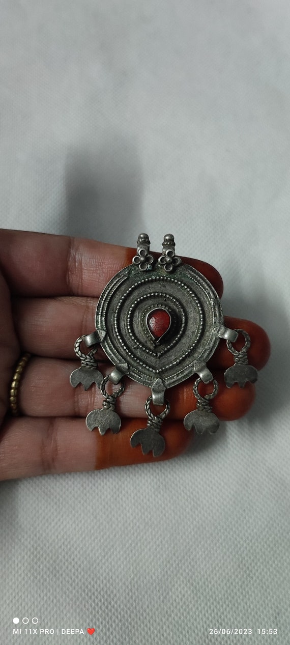 Handmade Vintage 1960s Pendant Real Old High Grad… - image 2