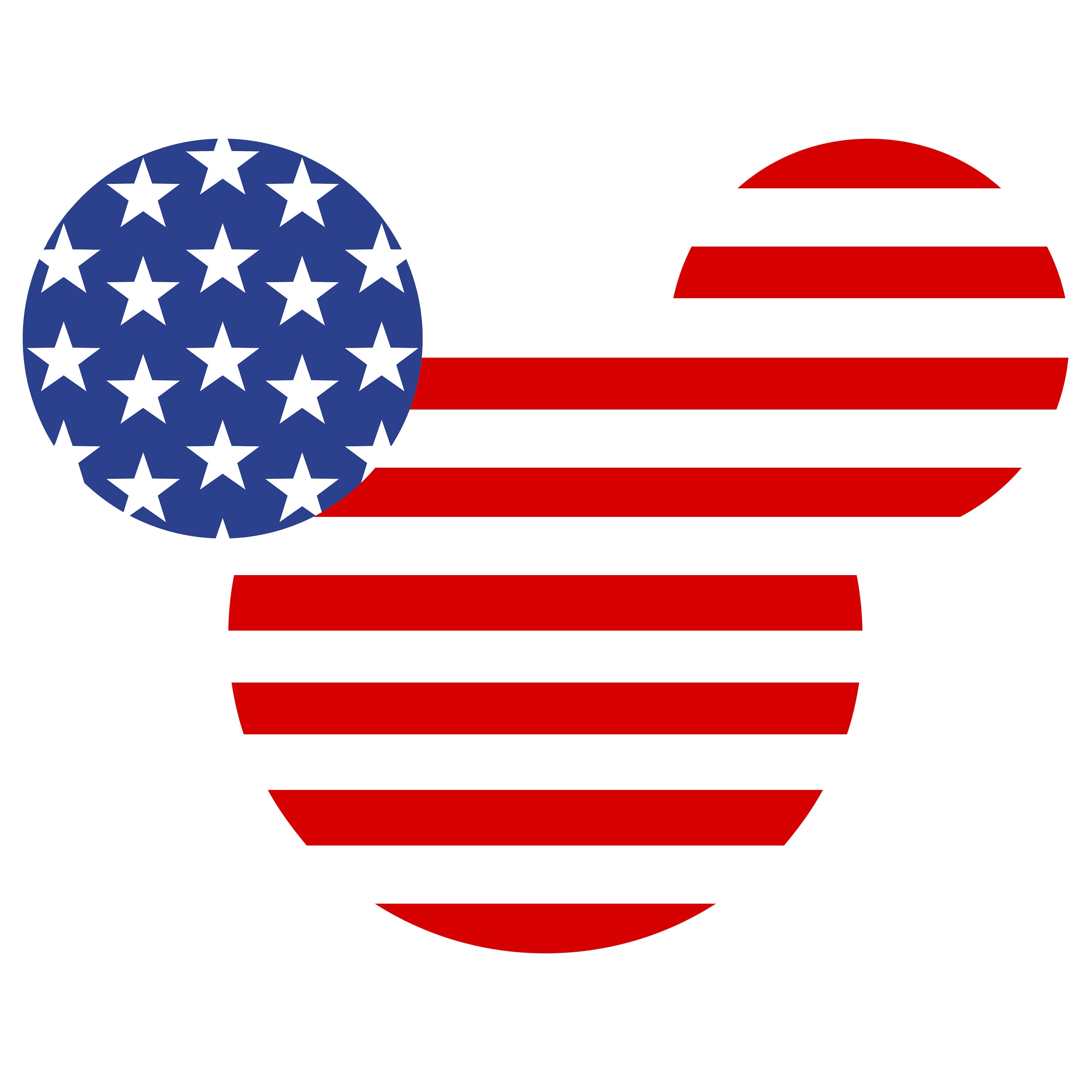 Disney Mickey Mouse Usa Flag Svg Dxf Png Eps Disney | Etsy