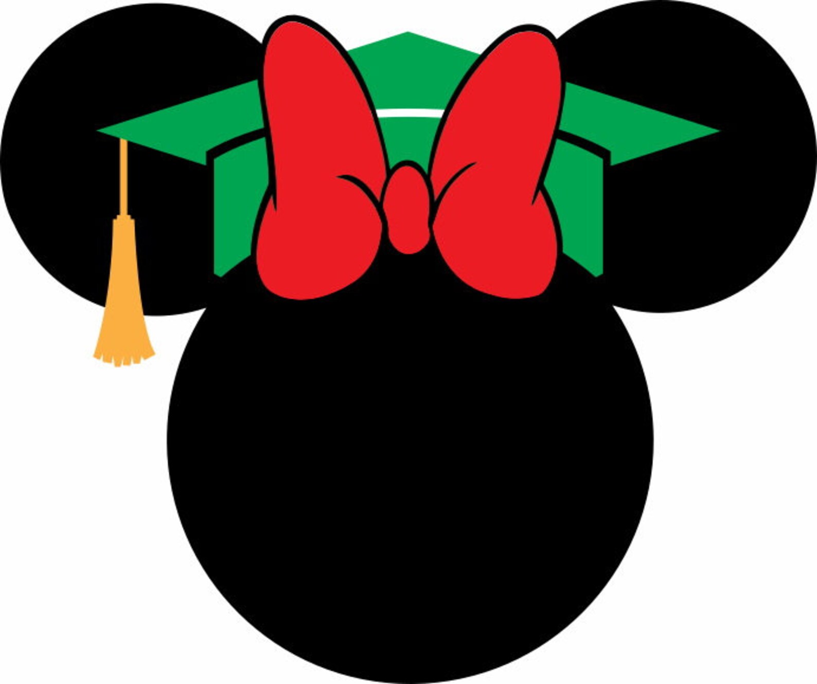 Disney Mickey Minnie Graduation Monogram Svg Png Disney | Etsy