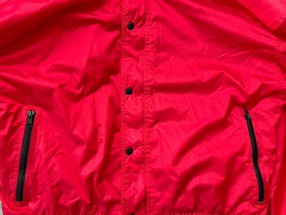 Vintage Red White Stag Windbreaker Jacket - image 3