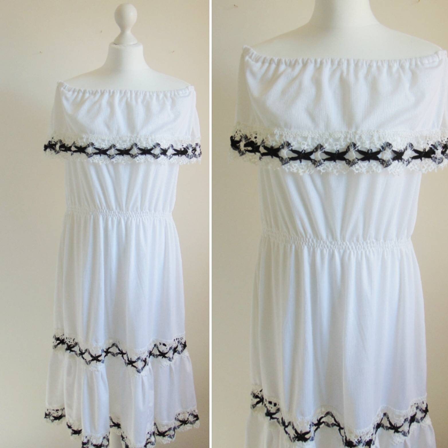 bohemian white dress uk