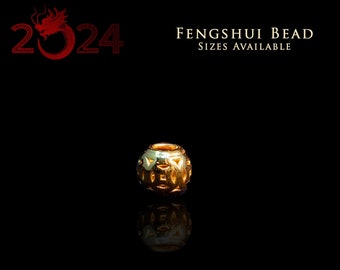 Fengshui 3D 24k Solid Gold Traditionelles Chinesisches Neujahr 2021 für Reichtum und Wohlstand