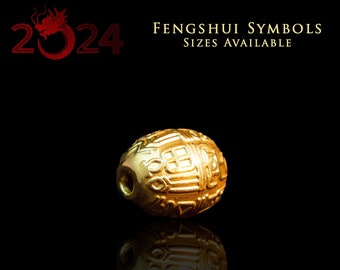 Fengshui 3D 24k Solid Gold Traditional Chinese New Year 2021 for Wealth and Prosperity