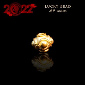 Lucky Bead 3D 24k Solid Gold Traditional Chinese New Year 2021 for Prosperity image 3