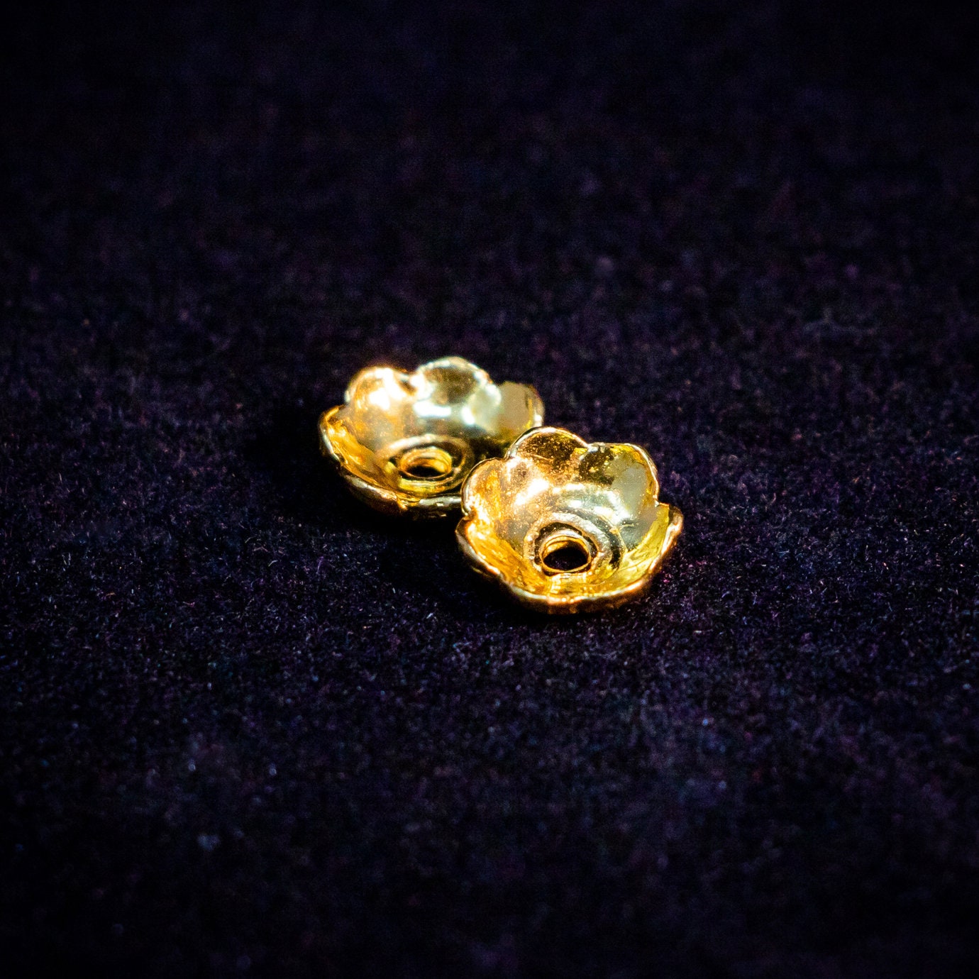 Conjunto de abalorios 3D 24k oro