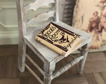 Miniature book - Jacob's Room , Virginia Woolf, dollhouse accessory in 1:12th scale
