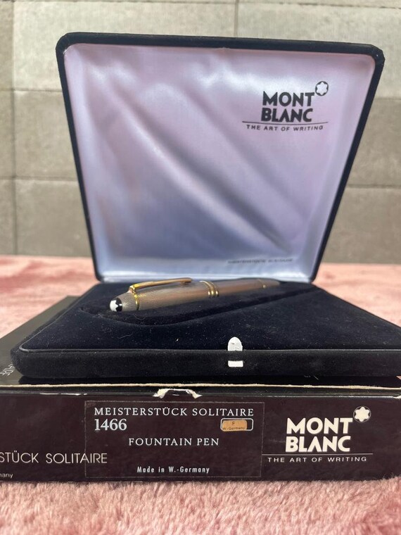 Montblanc Meisterstuck Solitaire 1466 Fountain Pen - Etsy Canada