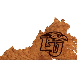 Liberty University (LU) - Wall Hanging - Crafted from Cherry or Maple Wood