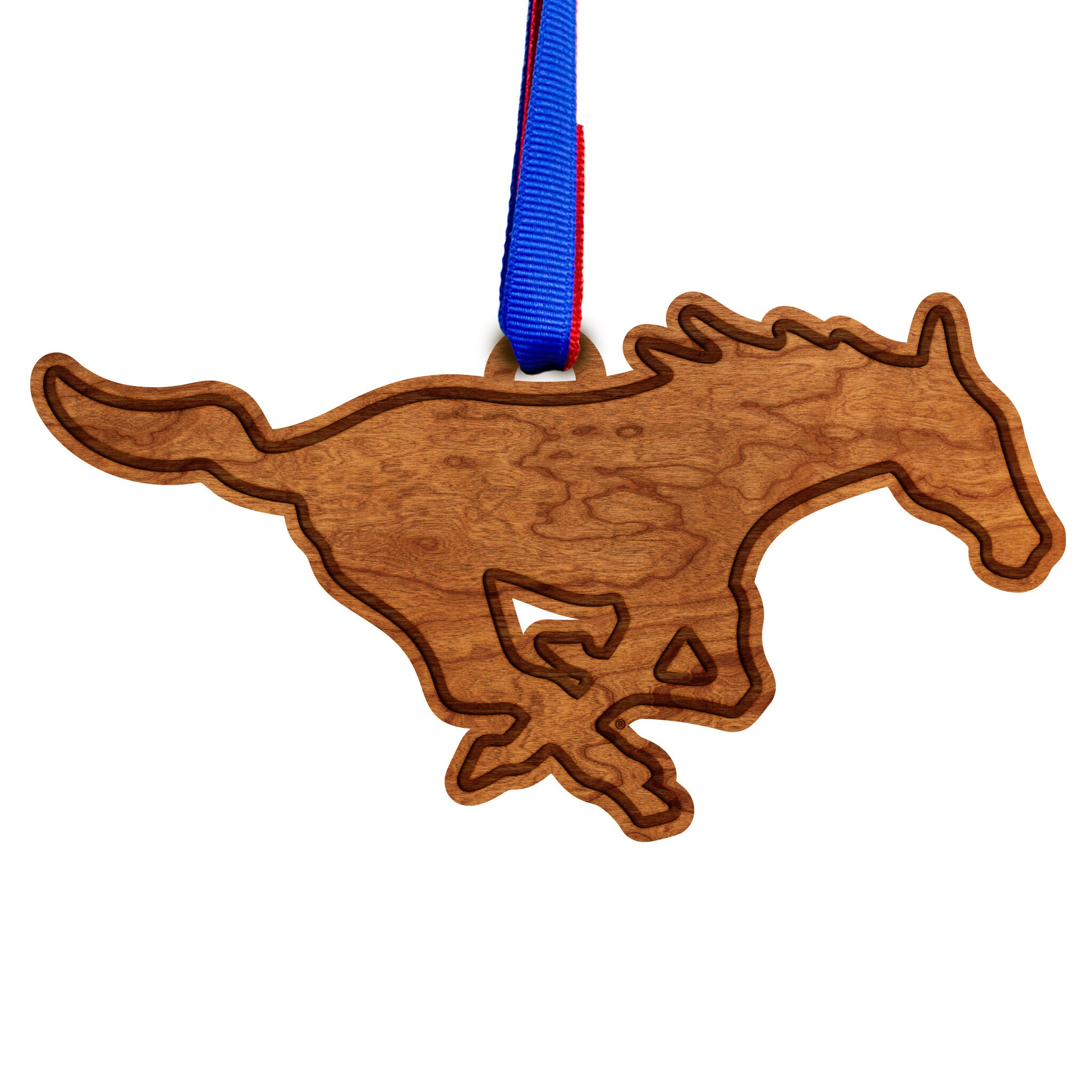 Southern Methodist Mustangs Ornament –Crafted from Cherry and Maple Wood– Click to see Multiple Designs Available– SMU Southern Methodist Mustangs Ornament –Crafted from Cherry and Maple Wood– Click to see Multiple Designs Available– SMU