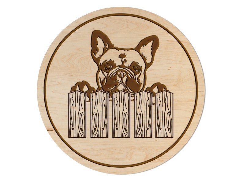 Dog Coaster Multiple Breeds Available Crafted From Cherry Etsy