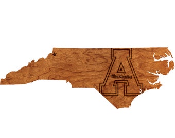 Appalachian State University (ASU) - Wall Hangings - Crafted from Cherry or Maple Wood